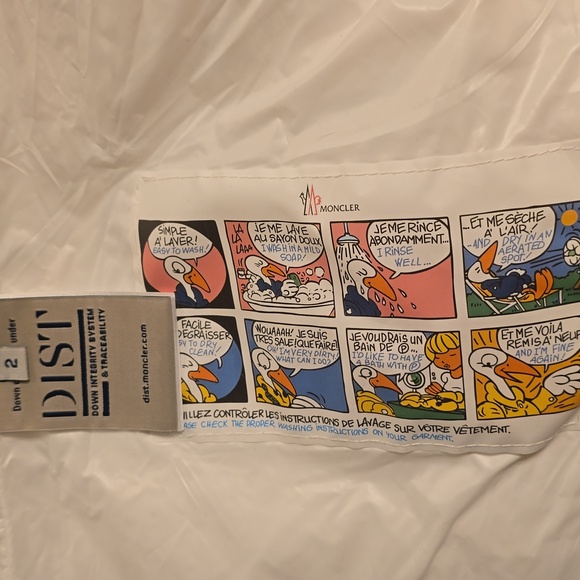 Moncler Women's White Fox Fur-Trimmed Puffer Jacket, Size 6 (Moncler Size 2) - Picture 4 of 4